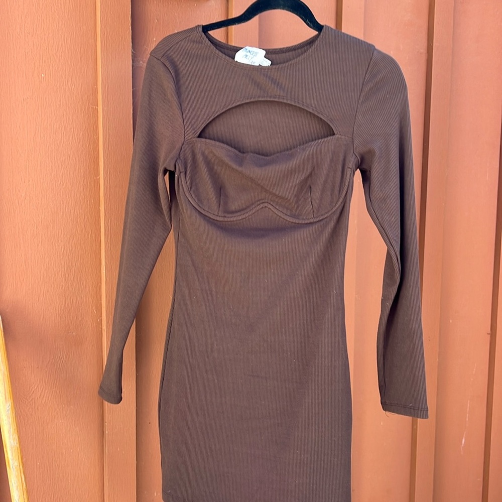 Princess Polly brown dress.